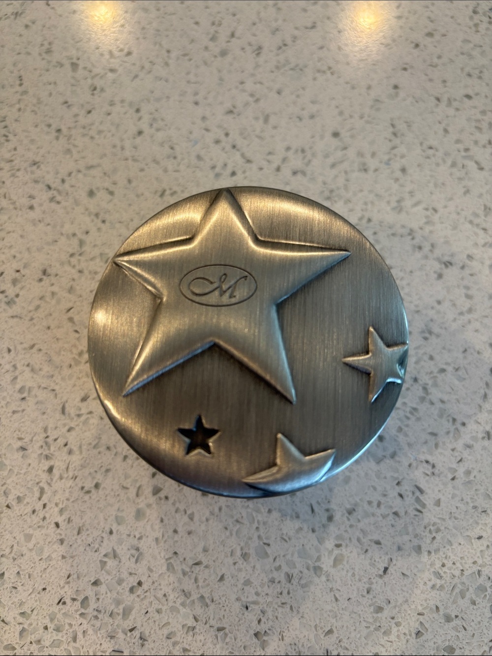 Creative Memories Star Embellishment Jewelry Holder in Brushed Silver